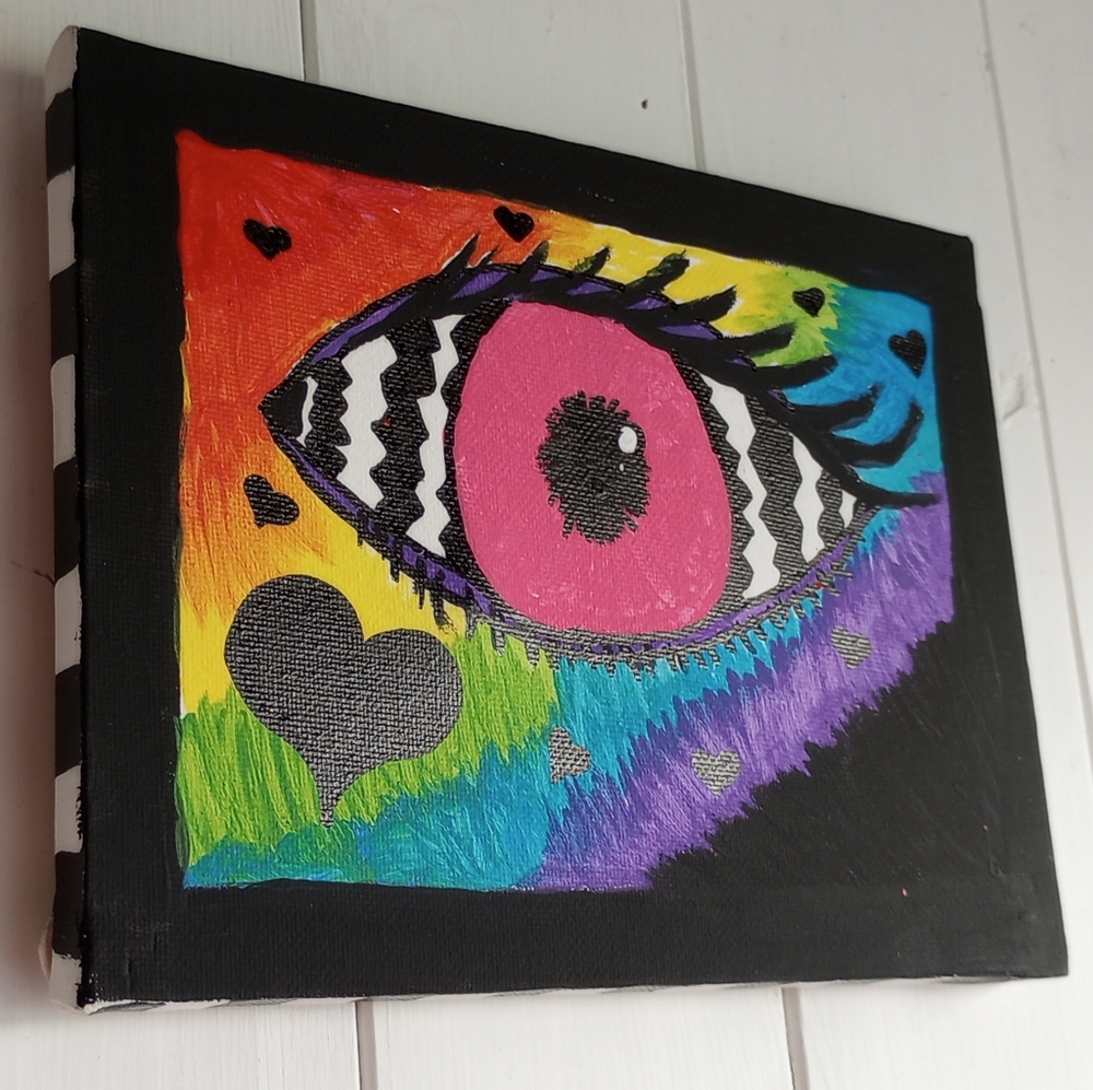 Pop art painting